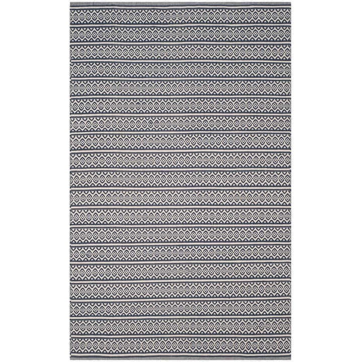 SAFAVIEH Montauk MTK341B Handwoven Ivory / Navy Rug Image 1