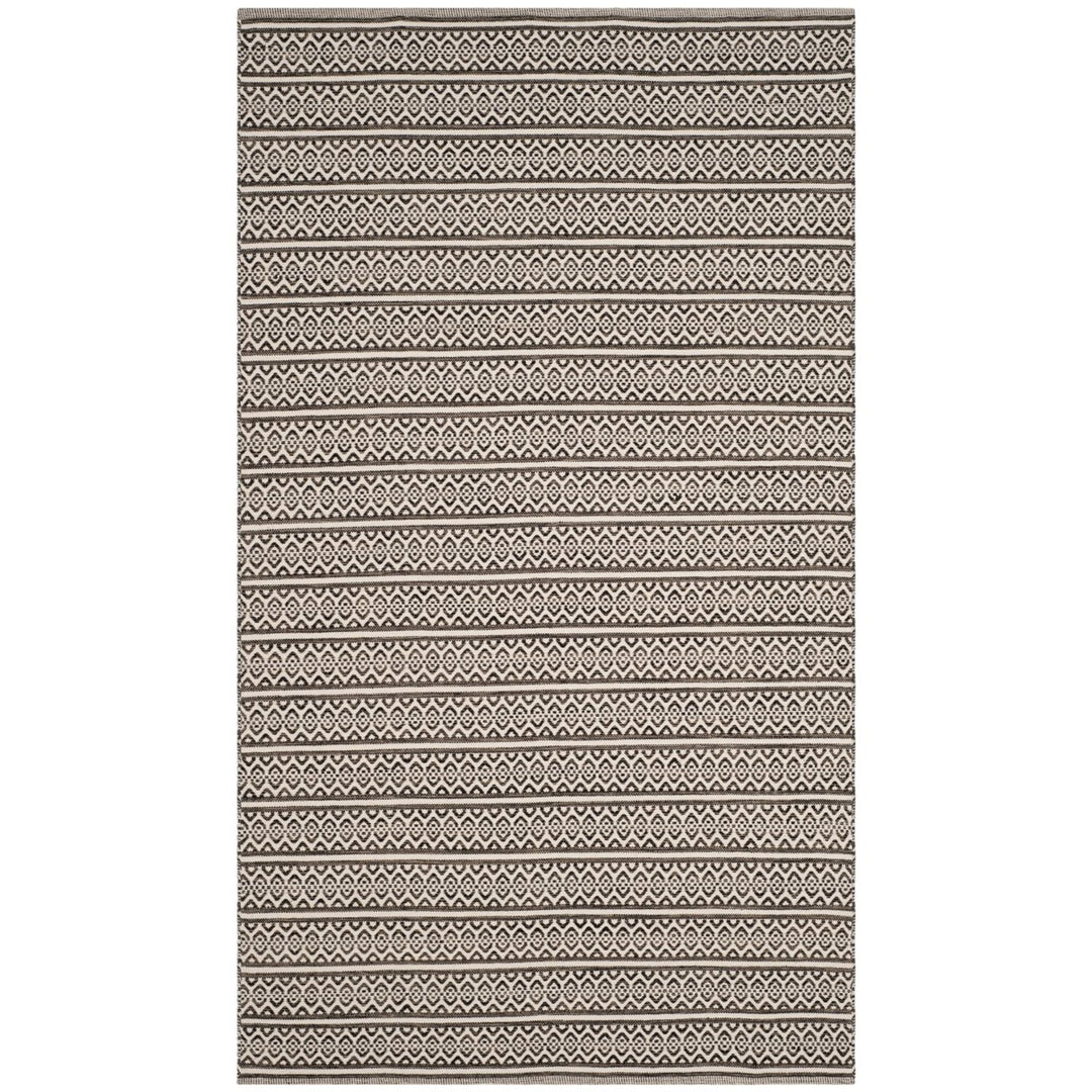 SAFAVIEH Montauk MTK341D Handwoven Ivory / Black Rug Image 1