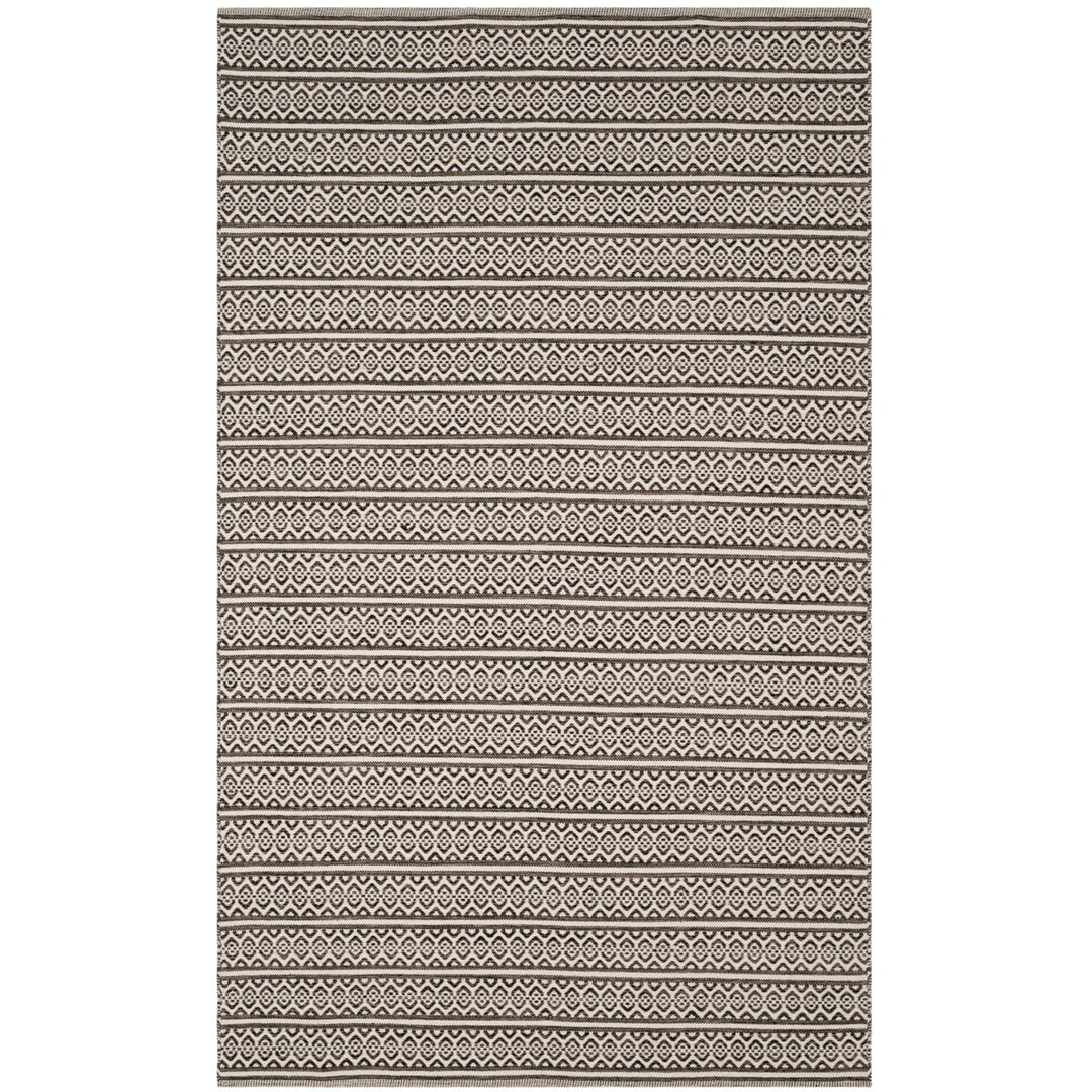 SAFAVIEH Montauk MTK341D Handwoven Ivory / Black Rug Image 1