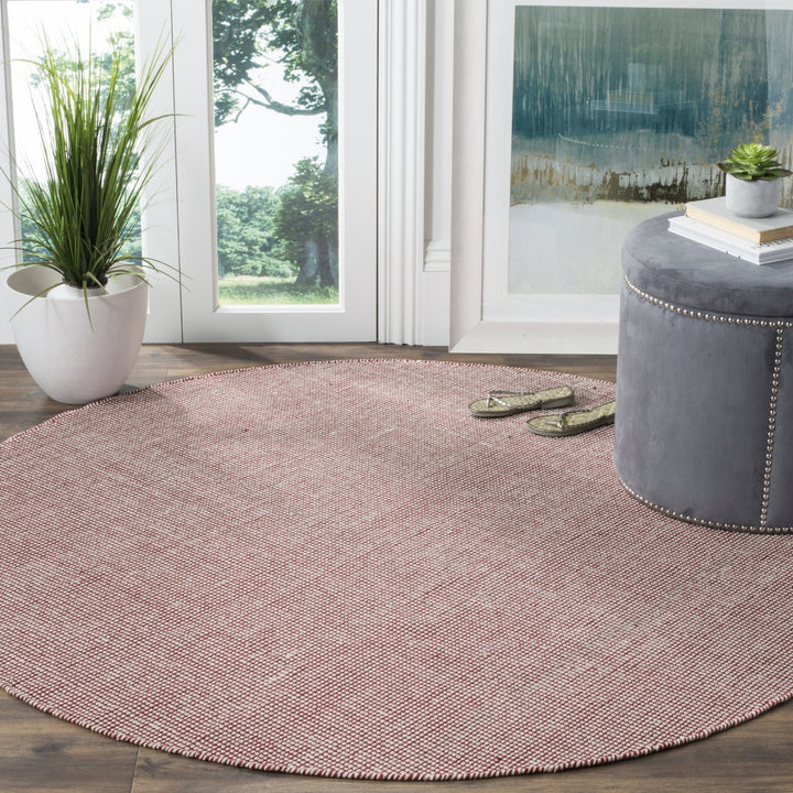 SAFAVIEH Montauk MTK345C Handwoven Ivory / Red Rug Image 2