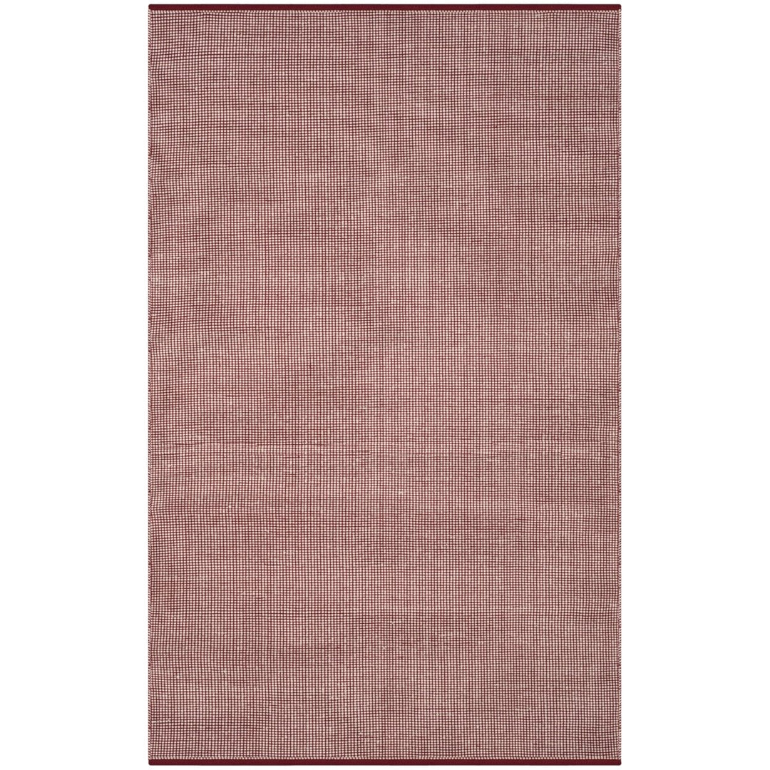 SAFAVIEH Montauk MTK345C Handwoven Ivory / Red Rug Image 11