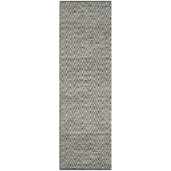SAFAVIEH Montauk MTK411A Handwoven Ivory / Dark Grey Rug Image 1