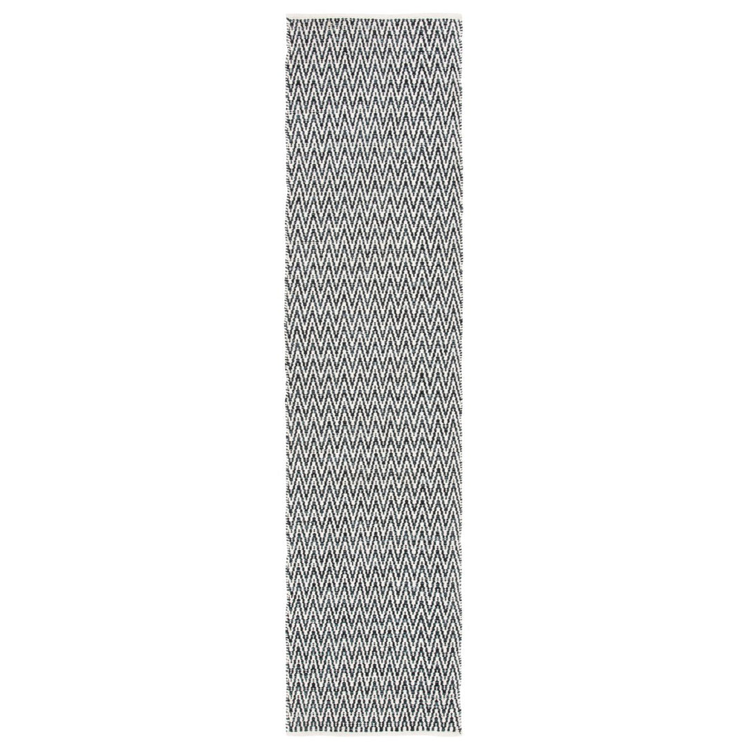 SAFAVIEH Montauk MTK411A Handwoven Ivory / Dark Grey Rug Image 1
