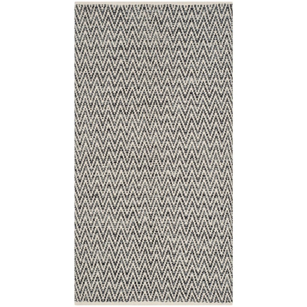 SAFAVIEH Montauk MTK411A Handwoven Ivory / Dark Grey Rug Image 7