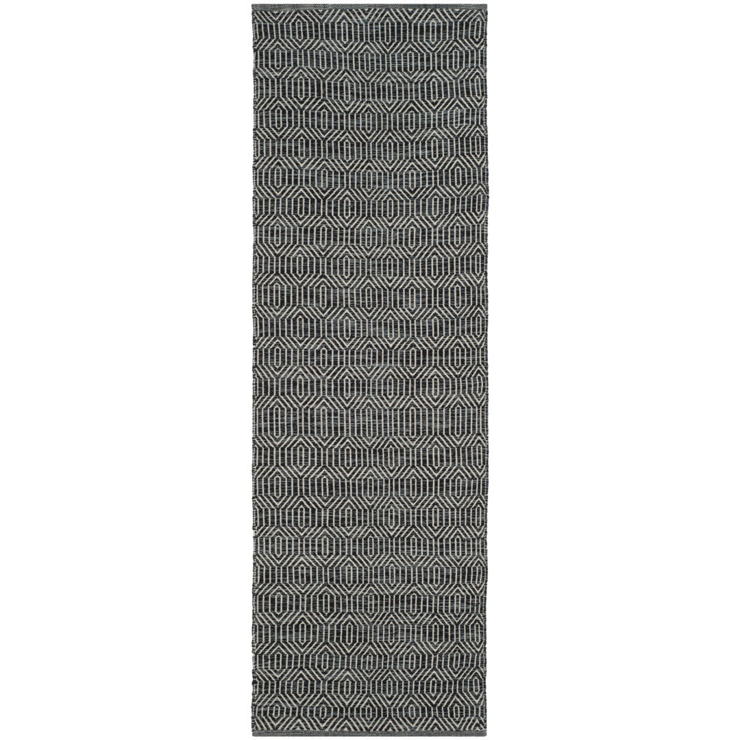 SAFAVIEH Montauk MTK413A Handwoven Ivory / Dark Grey Rug Image 1