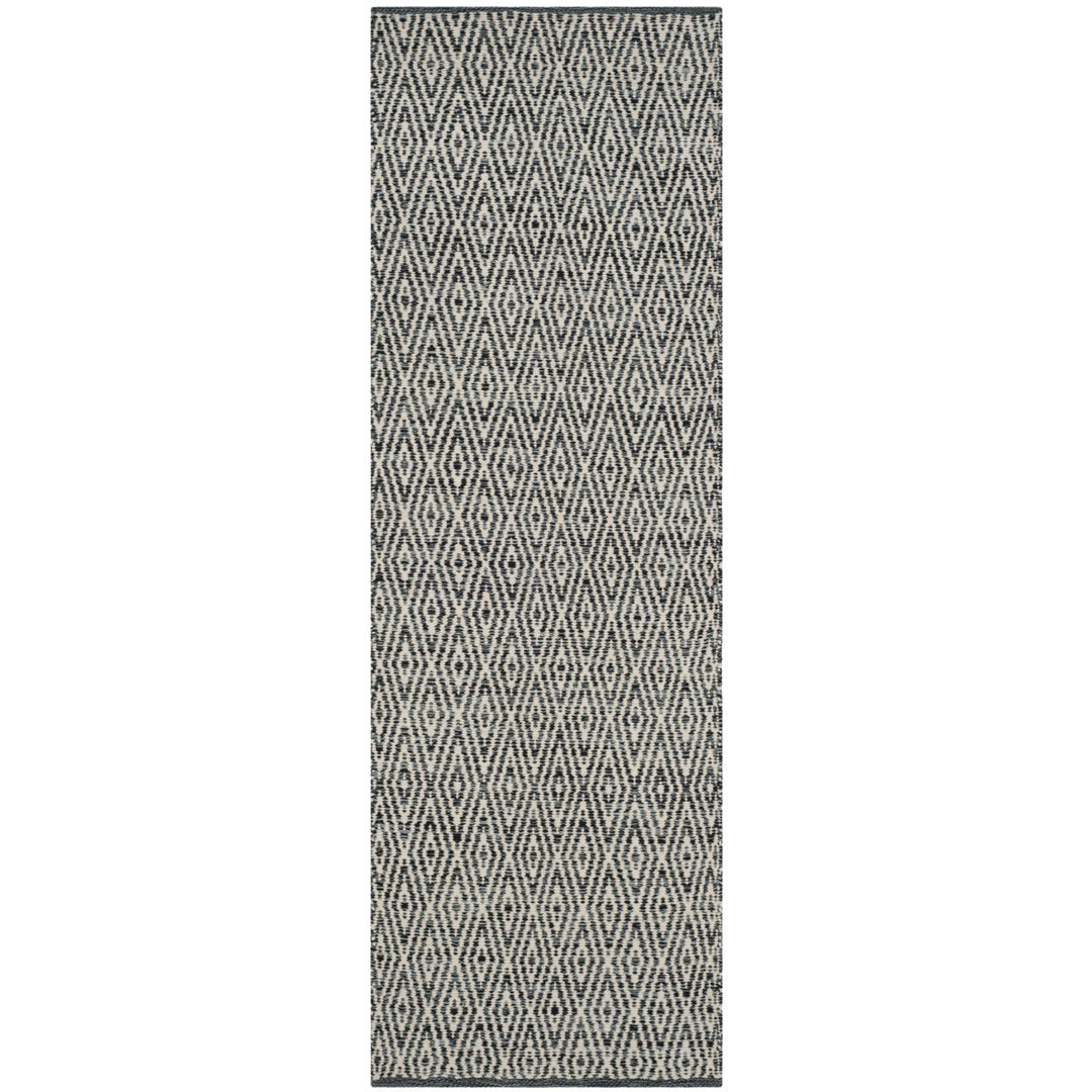 SAFAVIEH Montauk MTK414A Handwoven Ivory / Dark Grey Rug Image 1