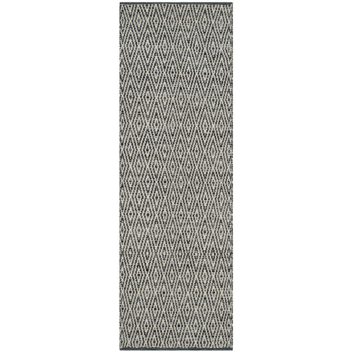 SAFAVIEH Montauk MTK414A Handwoven Ivory / Dark Grey Rug Image 1