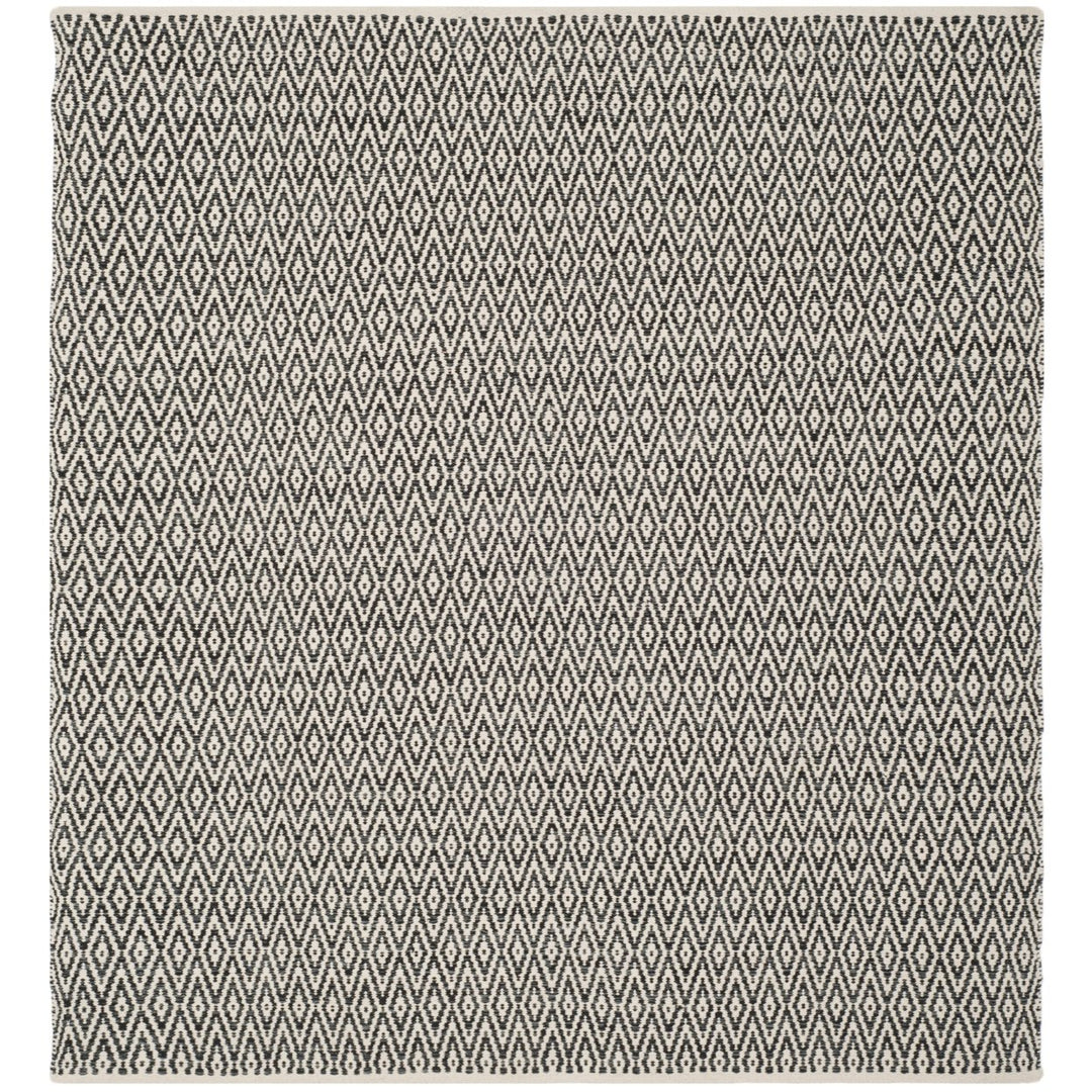 SAFAVIEH Montauk MTK414A Handwoven Ivory / Dark Grey Rug Image 1