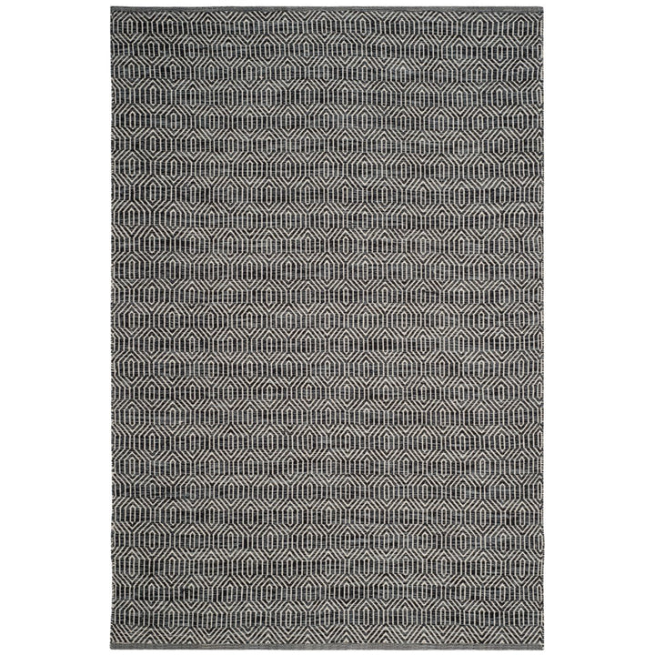 SAFAVIEH Montauk MTK413A Handwoven Ivory / Dark Grey Rug Image 1