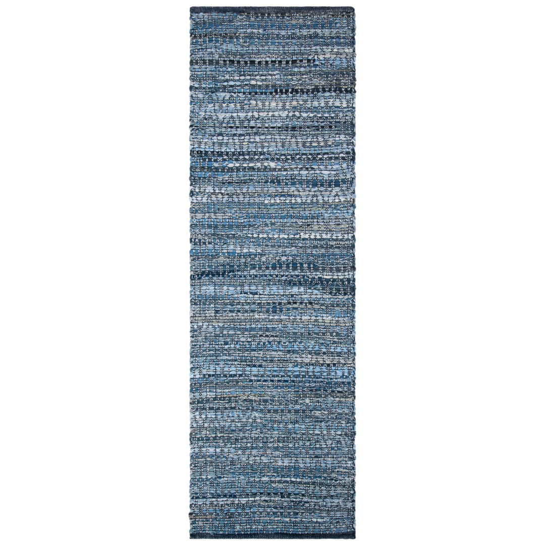 SAFAVIEH Montauk Collection MTK416L Handwoven Blue Rug Image 3