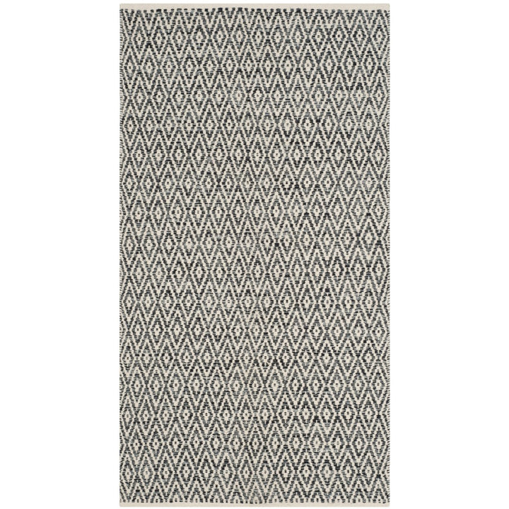 SAFAVIEH Montauk MTK414A Handwoven Ivory / Dark Grey Rug Image 1