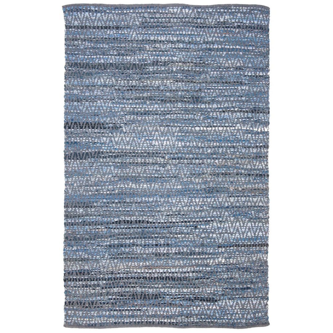 SAFAVIEH Montauk Collection MTK415L Handwoven Blue Rug Image 1