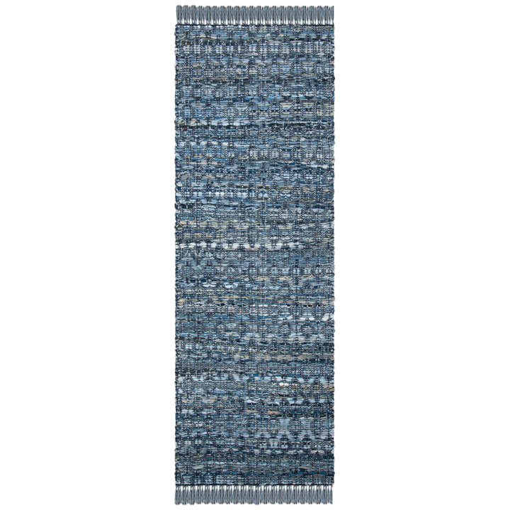 SAFAVIEH Montauk Collection MTK420L Handwoven Blue Rug Image 3