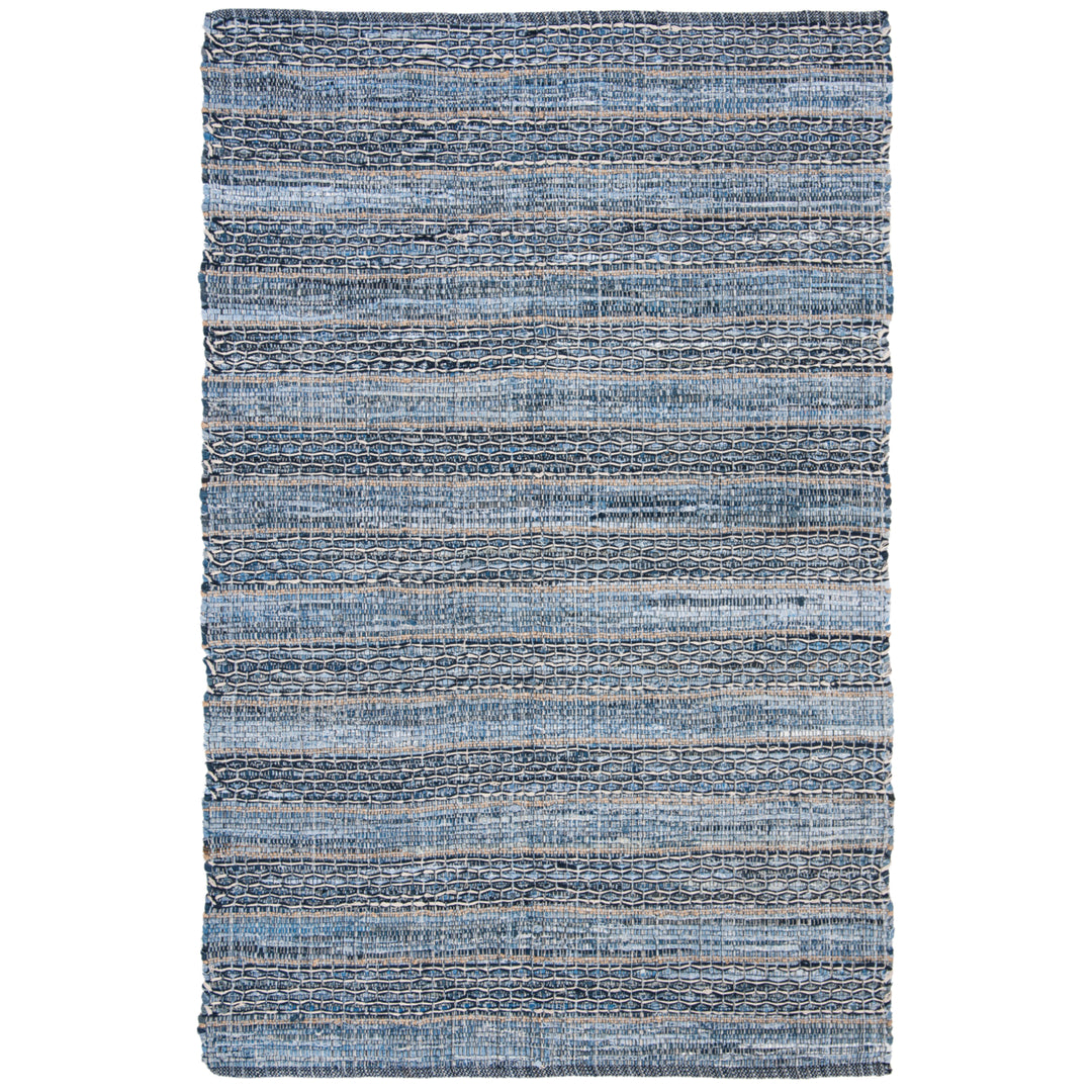 SAFAVIEH Montauk Collection MTK418L Handwoven Blue Rug Image 7