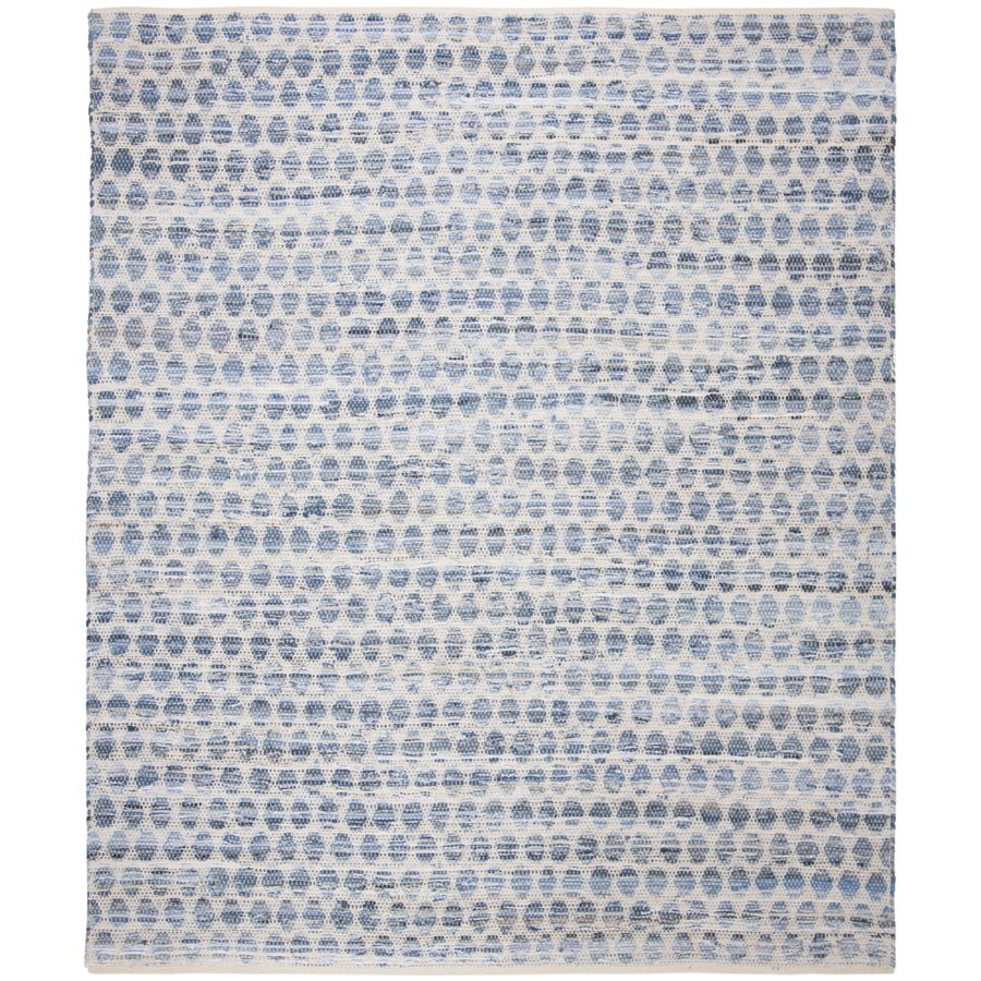 SAFAVIEH Montauk Collection MTK422L Handwoven Blue Rug Image 1