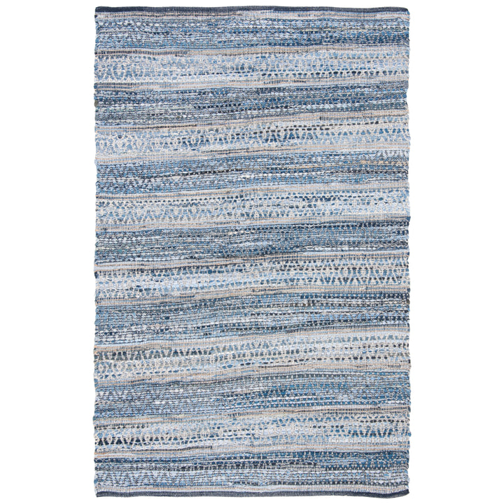 SAFAVIEH Montauk Collection MTK419L Handwoven Blue Rug Image 7