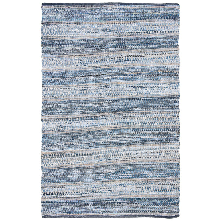 SAFAVIEH Montauk Collection MTK419L Handwoven Blue Rug Image 1