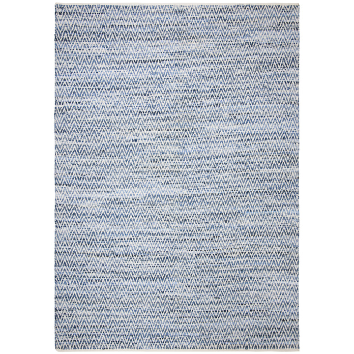 SAFAVIEH Montauk Collection MTK423L Handwoven Blue Rug Image 1