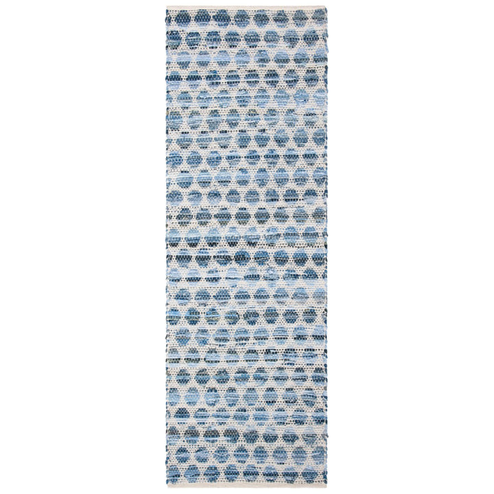 SAFAVIEH Montauk Collection MTK422L Handwoven Blue Rug Image 1
