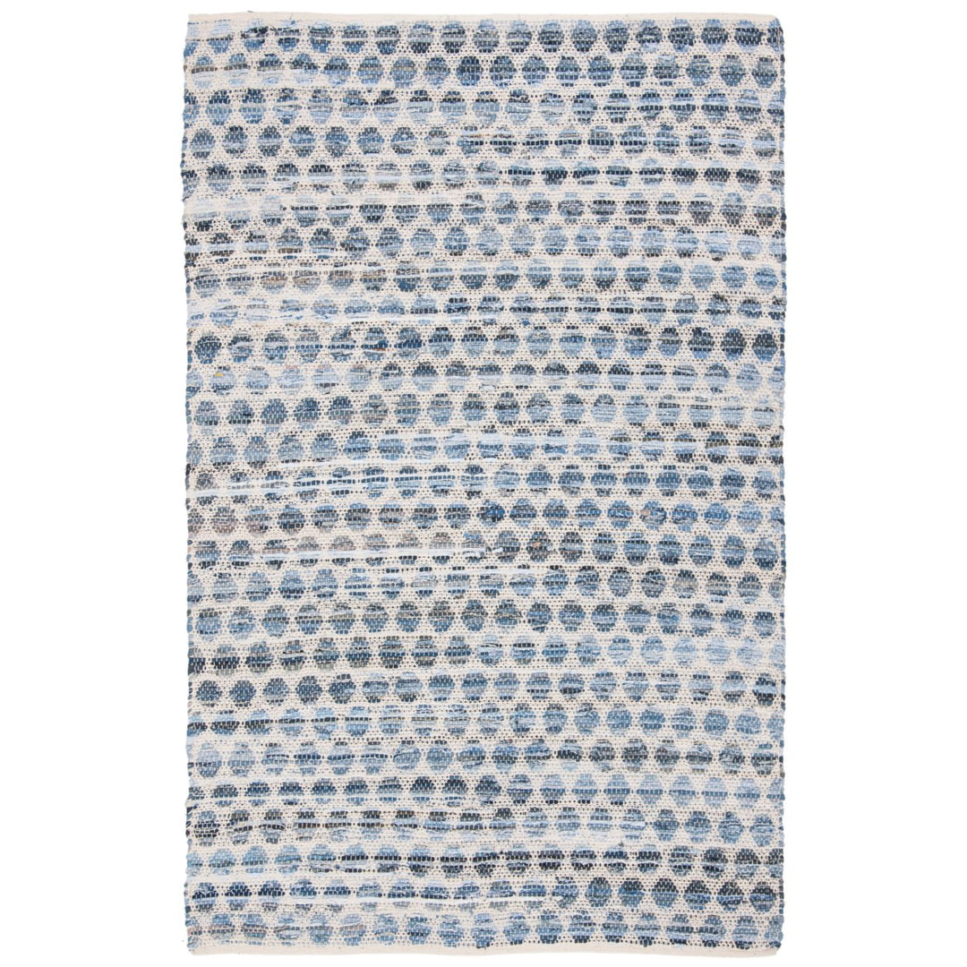 SAFAVIEH Montauk Collection MTK422L Handwoven Blue Rug Image 1