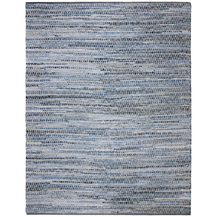 SAFAVIEH Montauk Collection MTK424L Handwoven Blue Rug Image 1