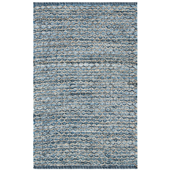 SAFAVIEH Montauk Collection MTK421L Handwoven Blue Rug Image 1