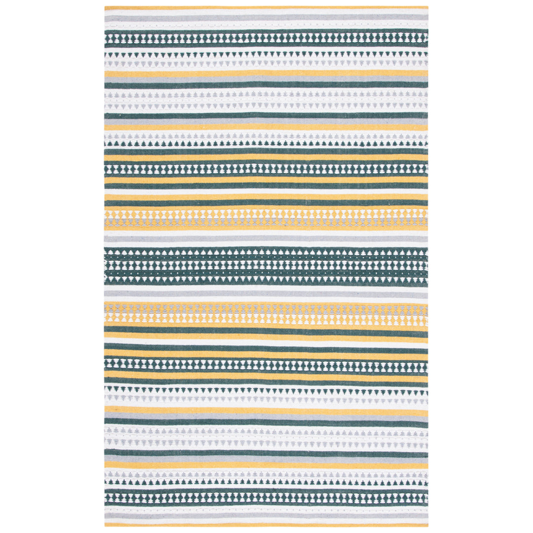 SAFAVIEH Montauk MTK451D Handwoven Yellow / Ivory Rug Image 1