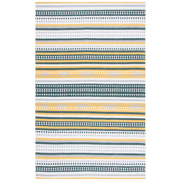 SAFAVIEH Montauk MTK451D Handwoven Yellow / Ivory Rug Image 1