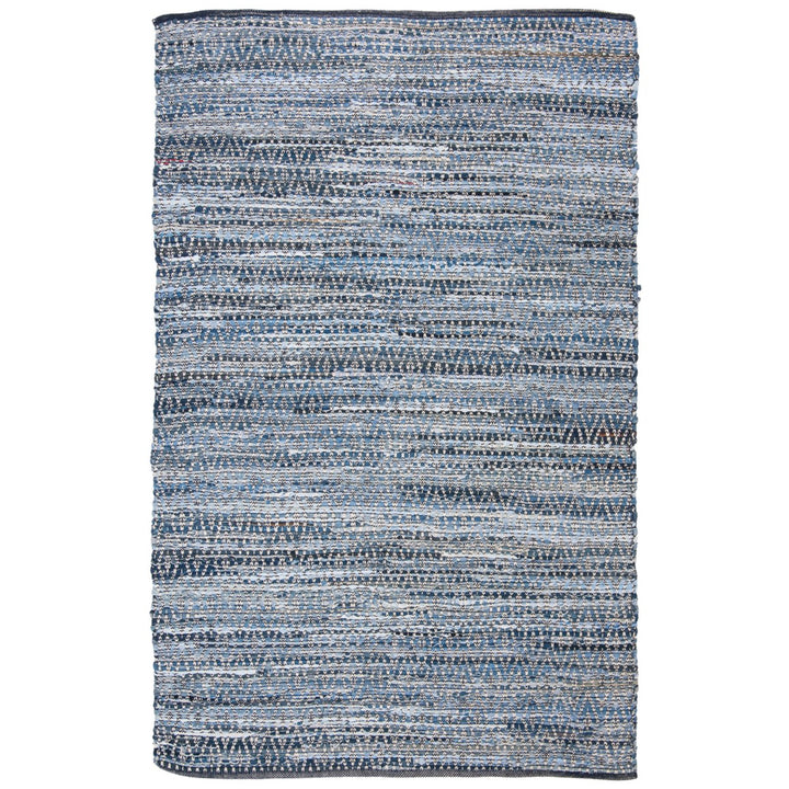 SAFAVIEH Montauk Collection MTK424L Handwoven Blue Rug Image 8