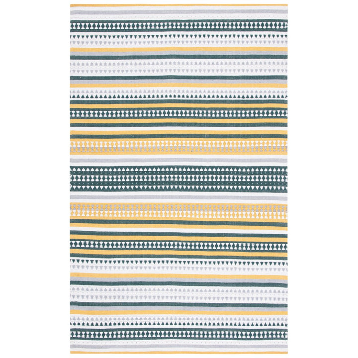 SAFAVIEH Montauk MTK451D Handwoven Yellow / Ivory Rug Image 1