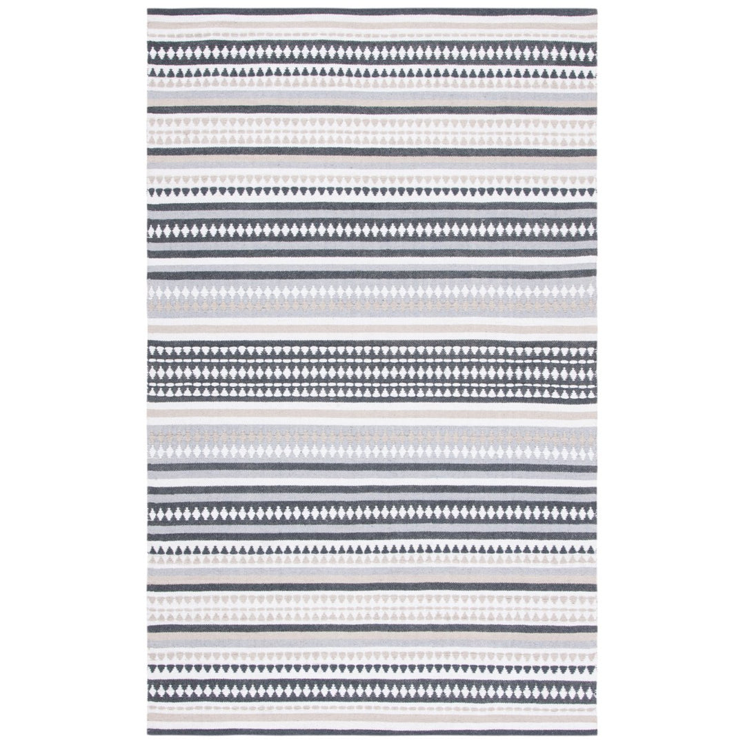 SAFAVIEH Montauk MTK451F Handwoven Grey / Ivory Rug Image 1