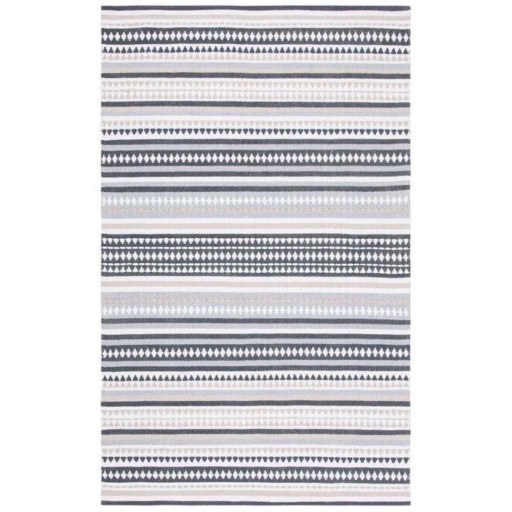 SAFAVIEH Montauk MTK451F Handwoven Grey / Ivory Rug Image 1