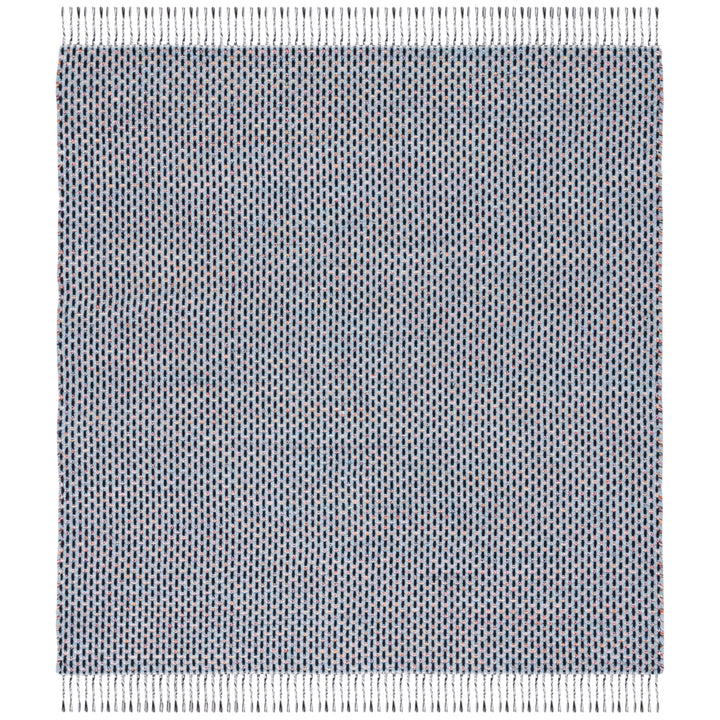 SAFAVIEH Montauk MTK475L Handwoven Blue / Black Rug Image 1