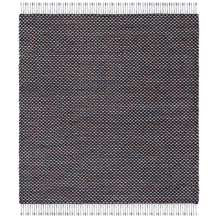 SAFAVIEH Montauk MTK475Z Handwoven Black / Ivory Rug Image 1