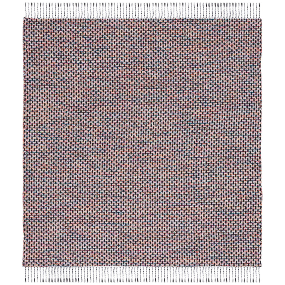 SAFAVIEH Montauk MTK475Q Handwoven Red / Yellow Rug Image 2