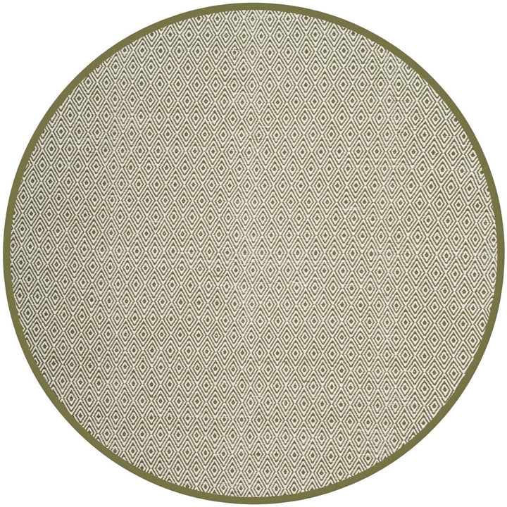 SAFAVIEH Montauk MTK515H Handwoven Ivory / Green Rug Image 1