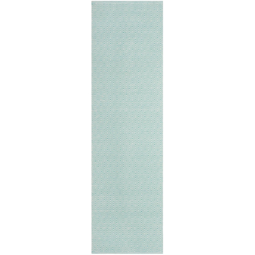 SAFAVIEH Montauk MTK515A Handwoven Ivory / Aqua Rug Image 1