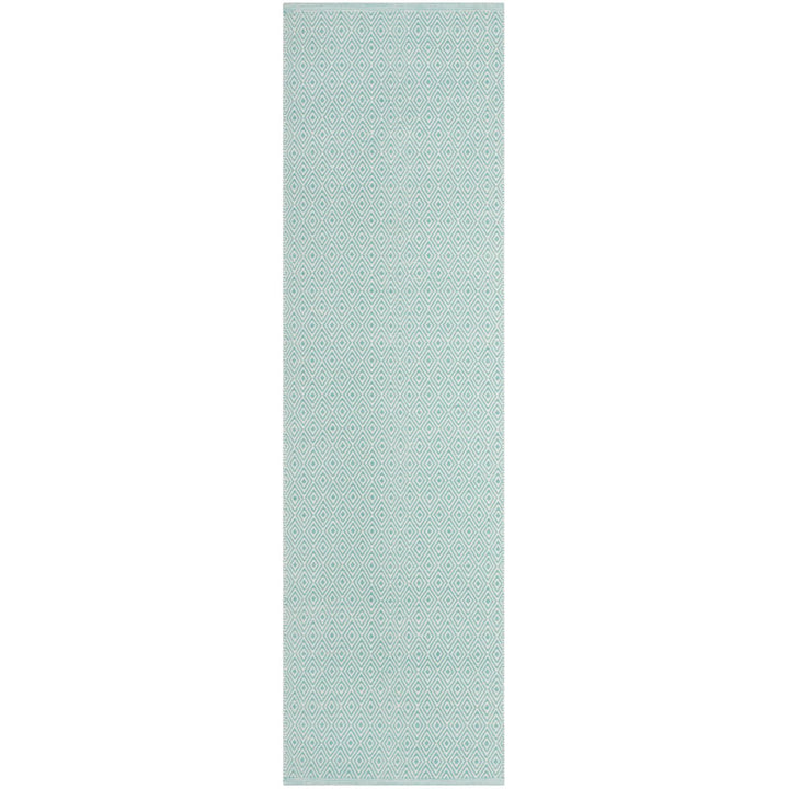 SAFAVIEH Montauk MTK515A Handwoven Ivory / Aqua Rug Image 1