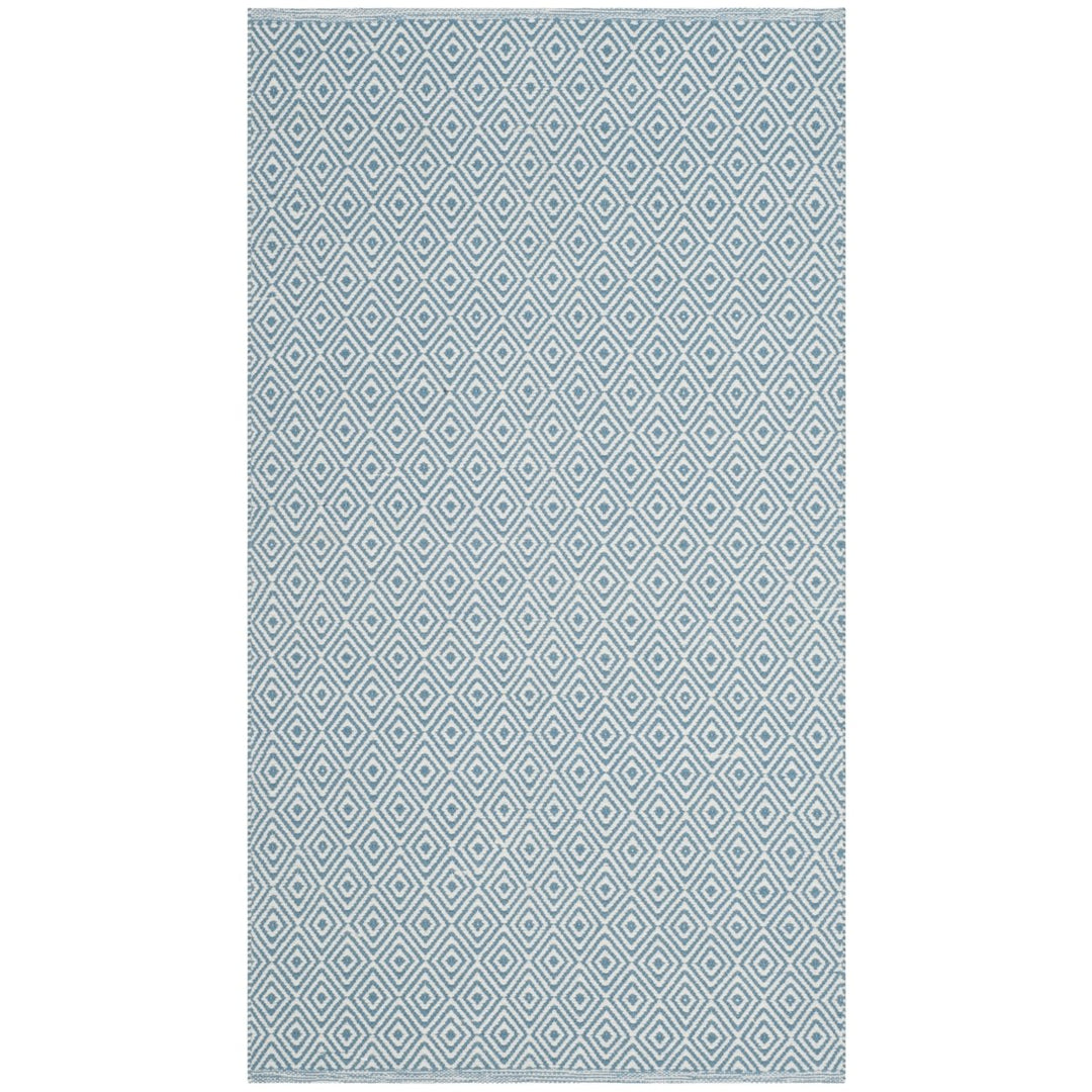 SAFAVIEH Montauk MTK515D Handwoven Ivory /Light Blue Rug Image 1