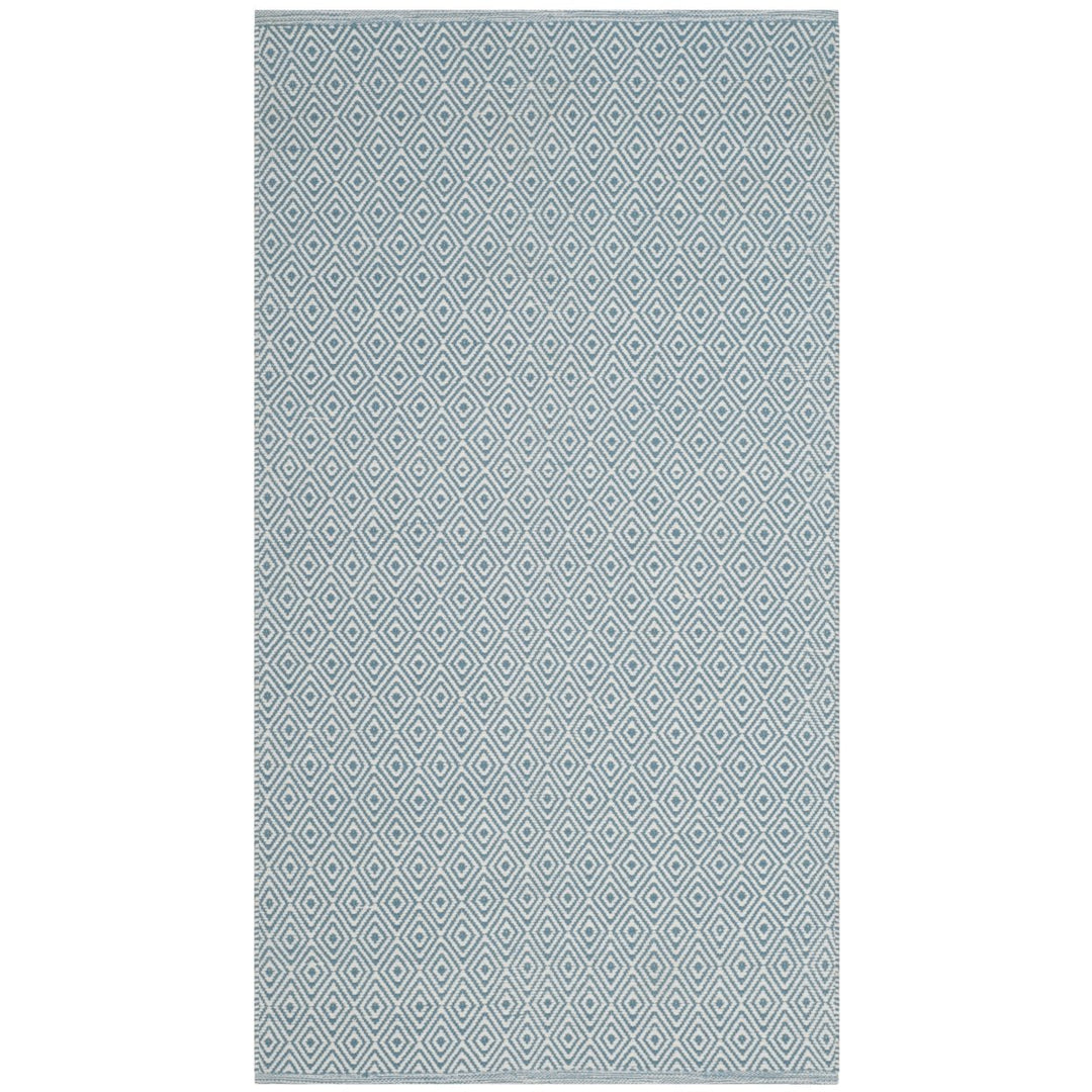 SAFAVIEH Montauk MTK515D Handwoven Ivory /Light Blue Rug Image 1