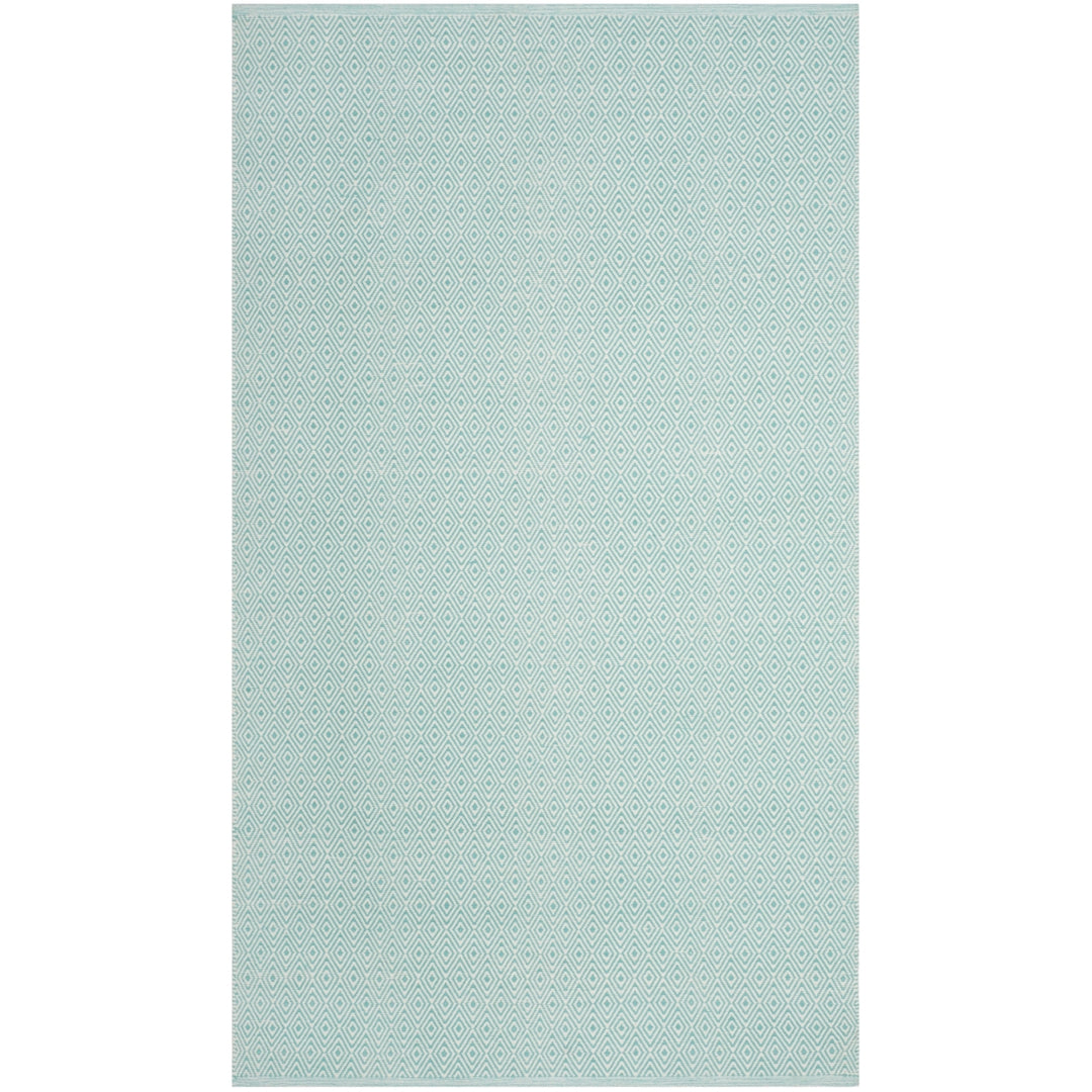 SAFAVIEH Montauk MTK515A Handwoven Ivory / Aqua Rug Image 10