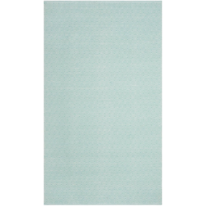 SAFAVIEH Montauk MTK515A Handwoven Ivory / Aqua Rug Image 1