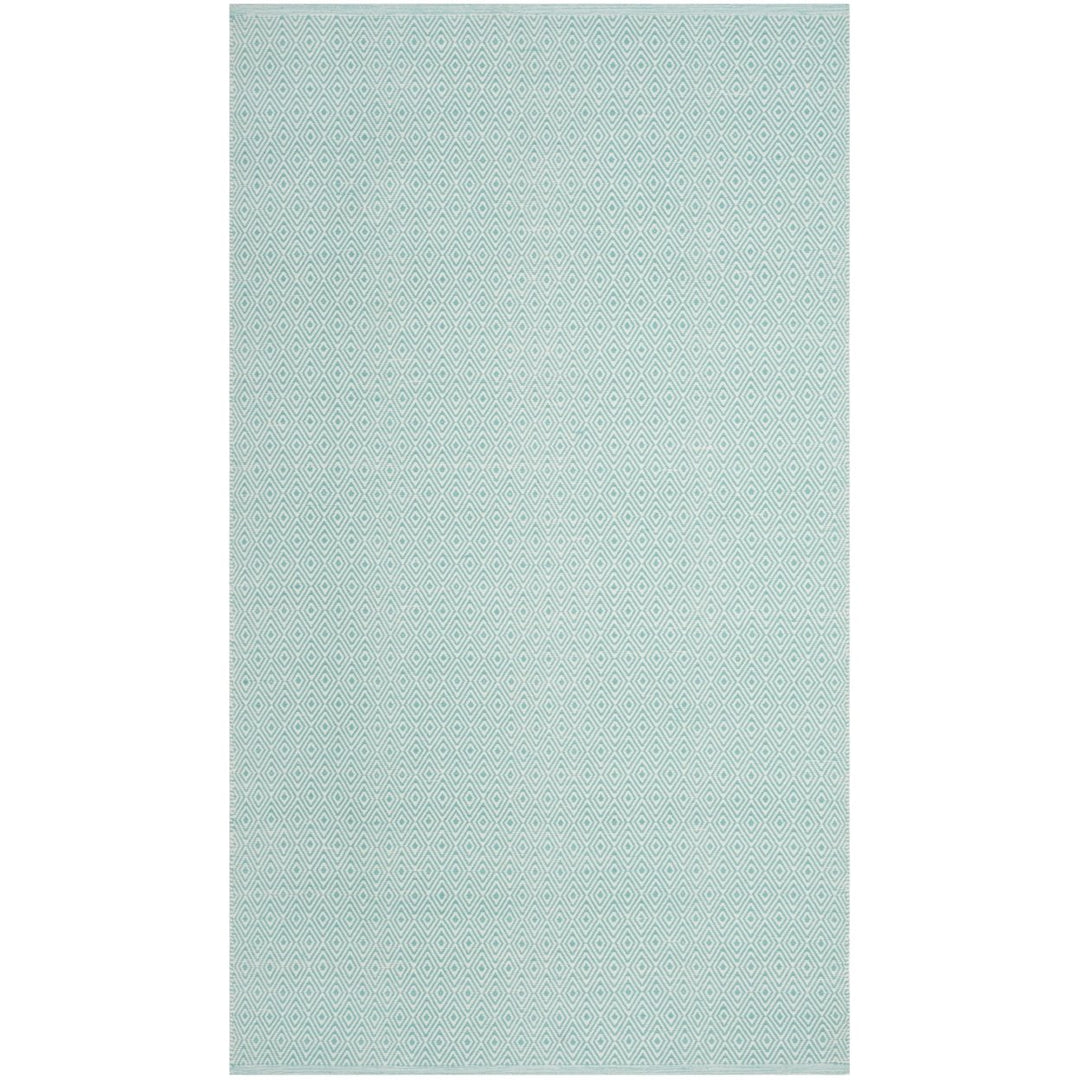 SAFAVIEH Montauk MTK515A Handwoven Ivory / Aqua Rug Image 1