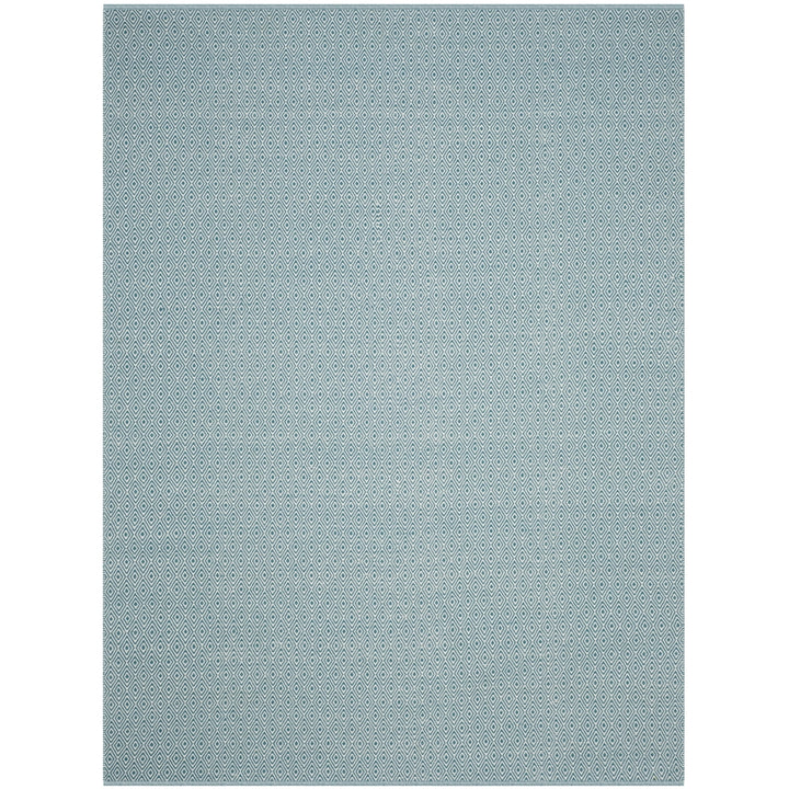 SAFAVIEH Montauk MTK515B Handwoven Ivory / Turquoise Rug Image 1