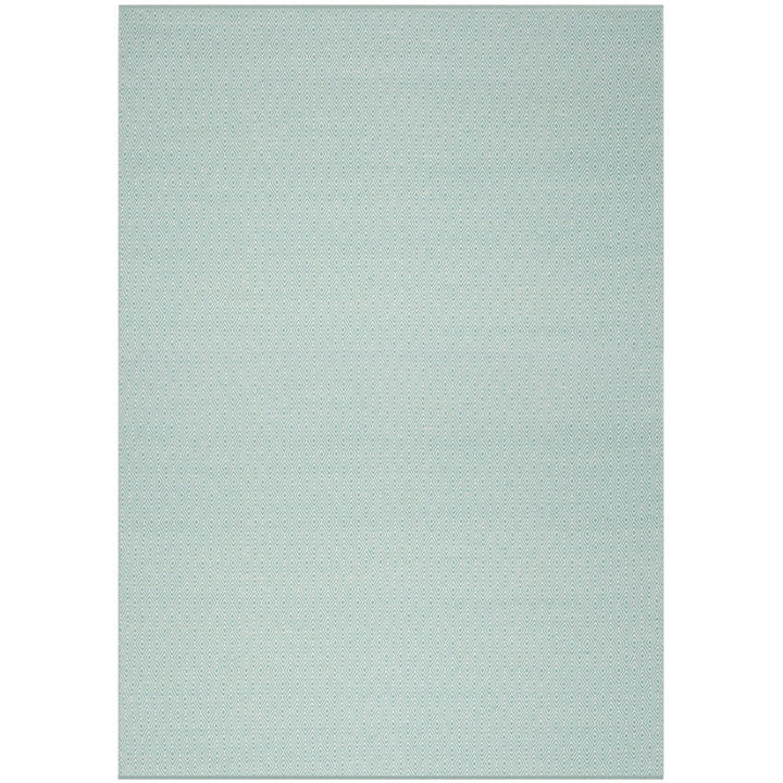 SAFAVIEH Montauk MTK515A Handwoven Ivory / Aqua Rug Image 1