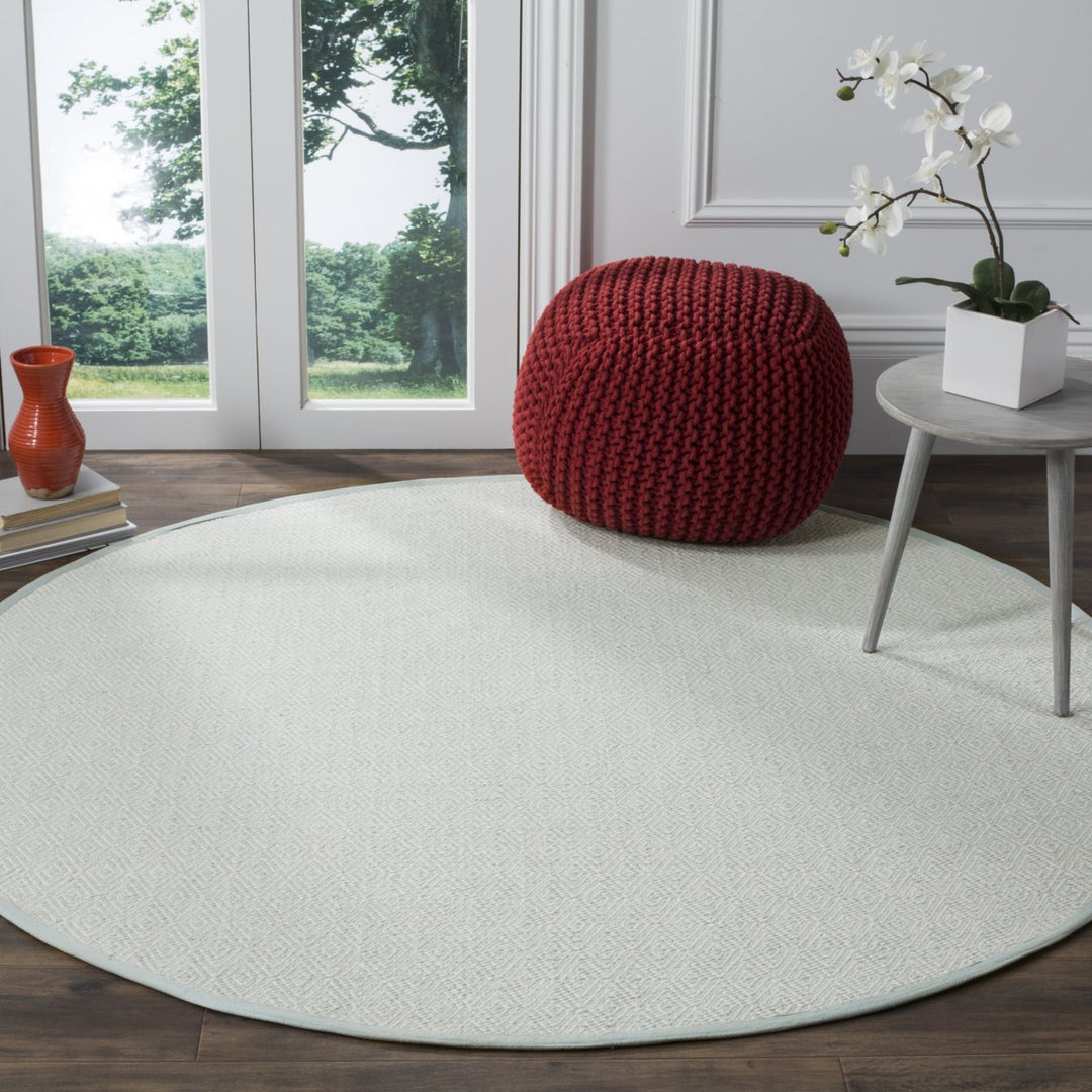 SAFAVIEH Montauk MTK515J Handwoven Ivory /Foam Green Rug Image 2