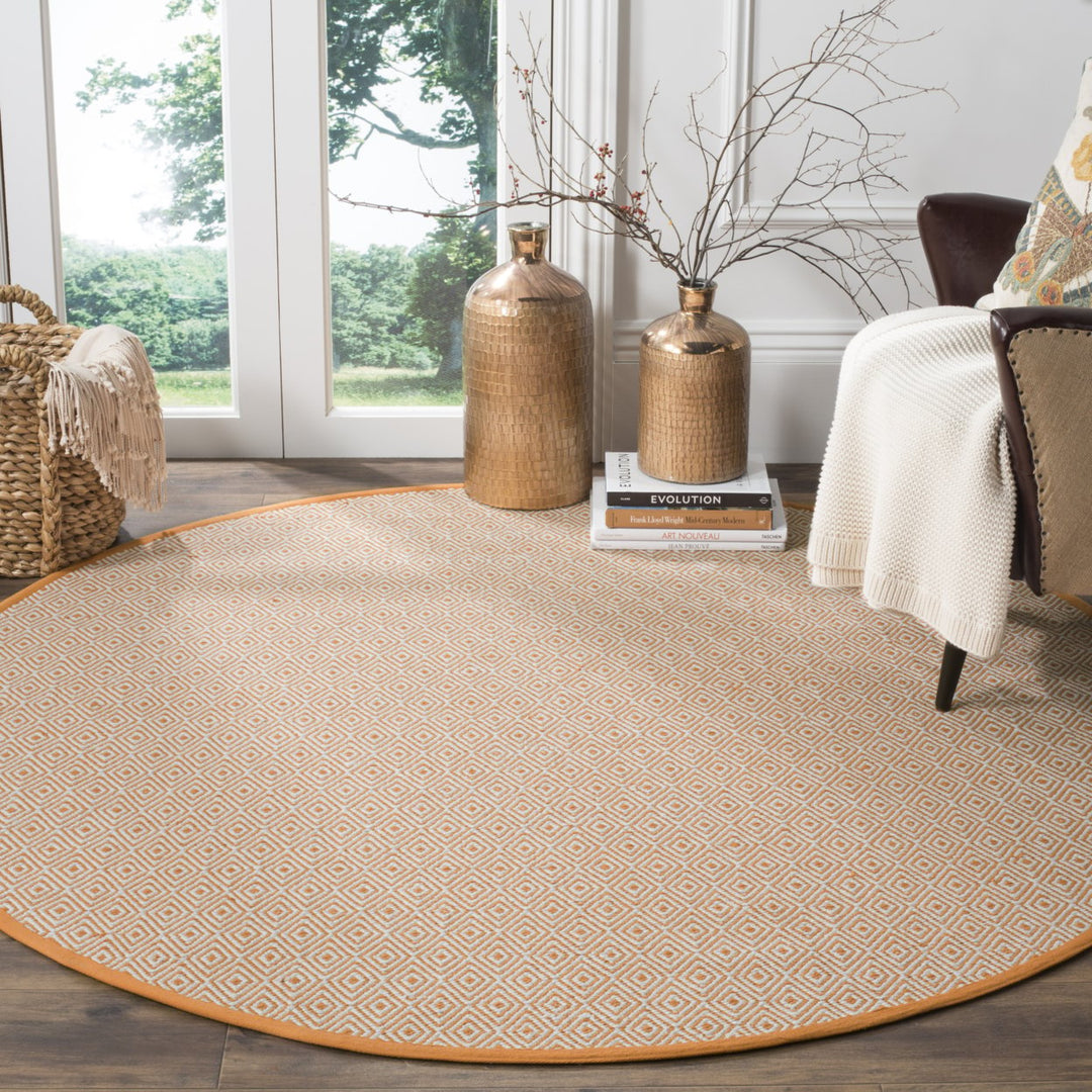 SAFAVIEH Montauk MTK515L Handwoven Ivory / Rust Rug Image 2