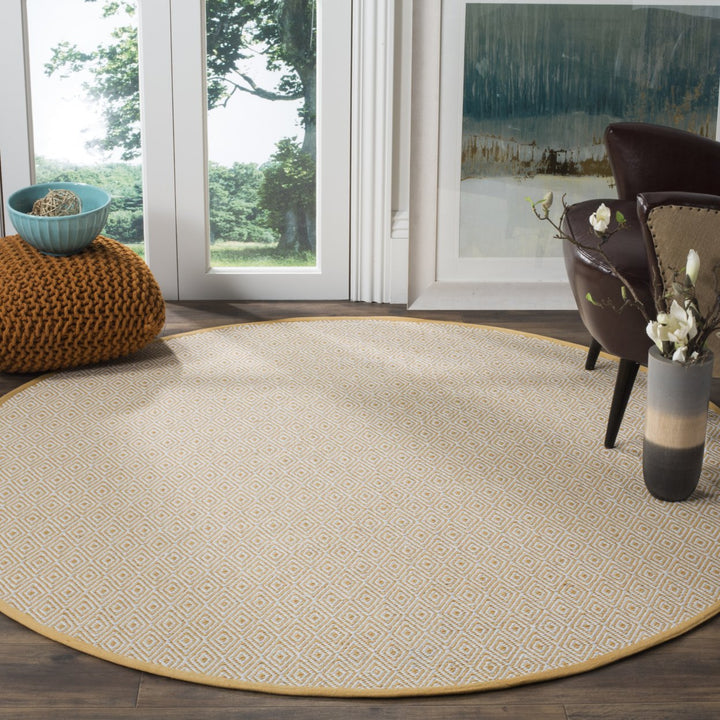 SAFAVIEH Montauk MTK515K Handwoven Ivory / Gold Rug Image 2