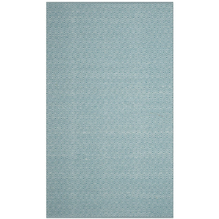 SAFAVIEH Montauk MTK515B Handwoven Ivory / Turquoise Rug Image 1