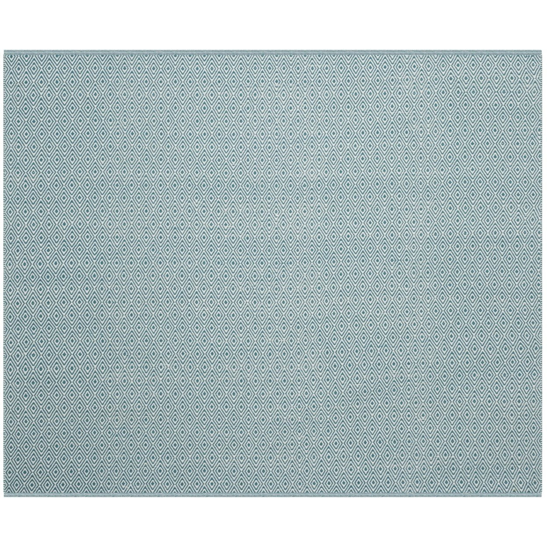 SAFAVIEH Montauk MTK515B Handwoven Ivory / Turquoise Rug Image 1